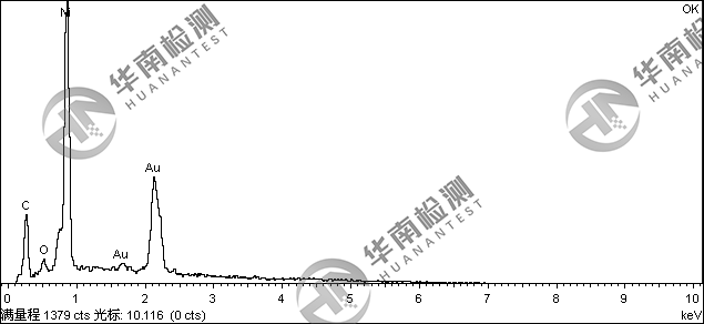 连接器金手指金面异物分析检测