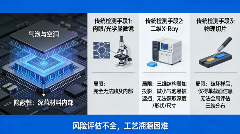 缺陷的隐蔽性与传统检测手段的局限