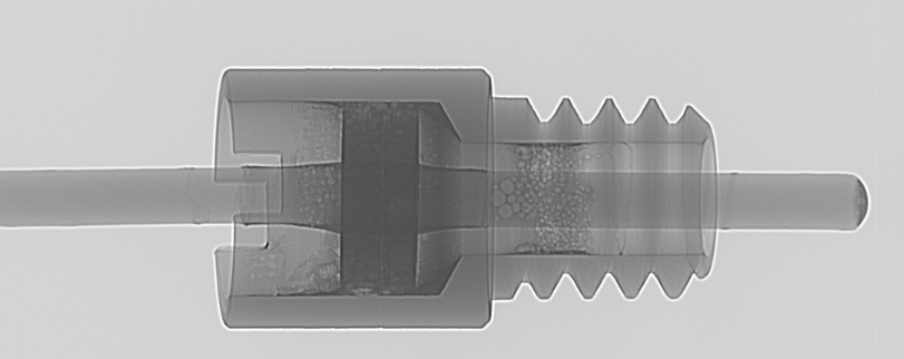 工业X光检测精密结构件的内部缺陷
