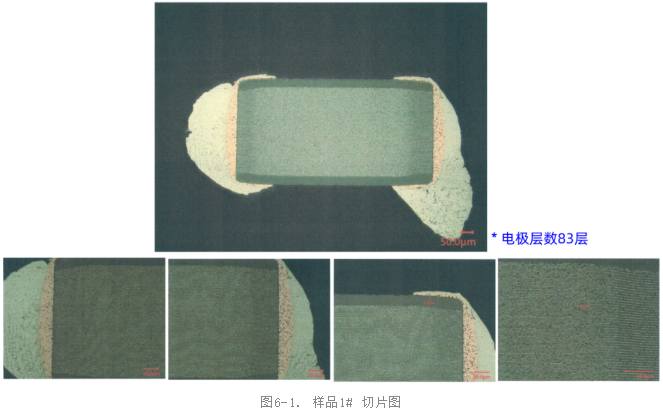 电子元器件失效分析-1号电容切片分析