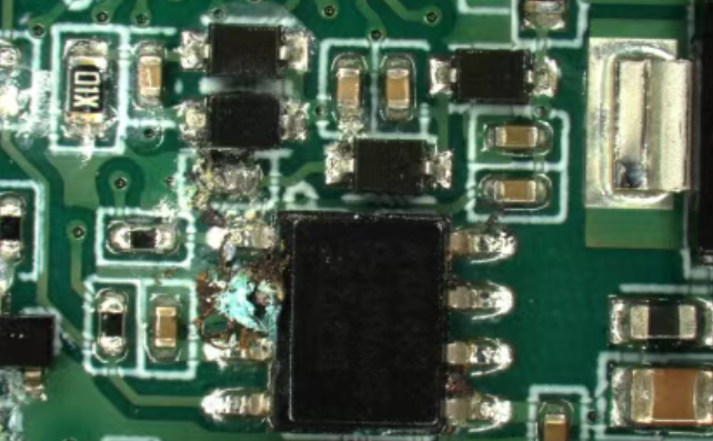 PCBA失效分析外观检查：显微镜下焊点腐蚀与虚焊
