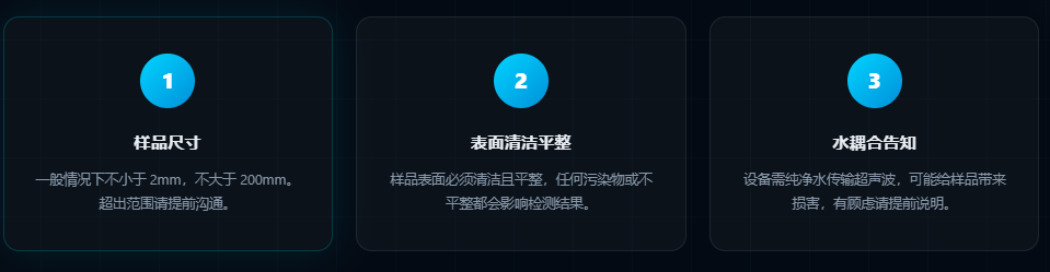 超声波扫描显微镜（C-SAM/SAT）检测