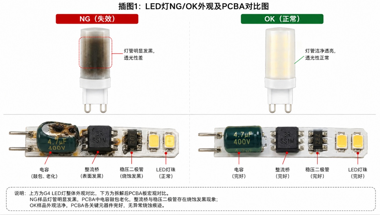 LED灯失效分析